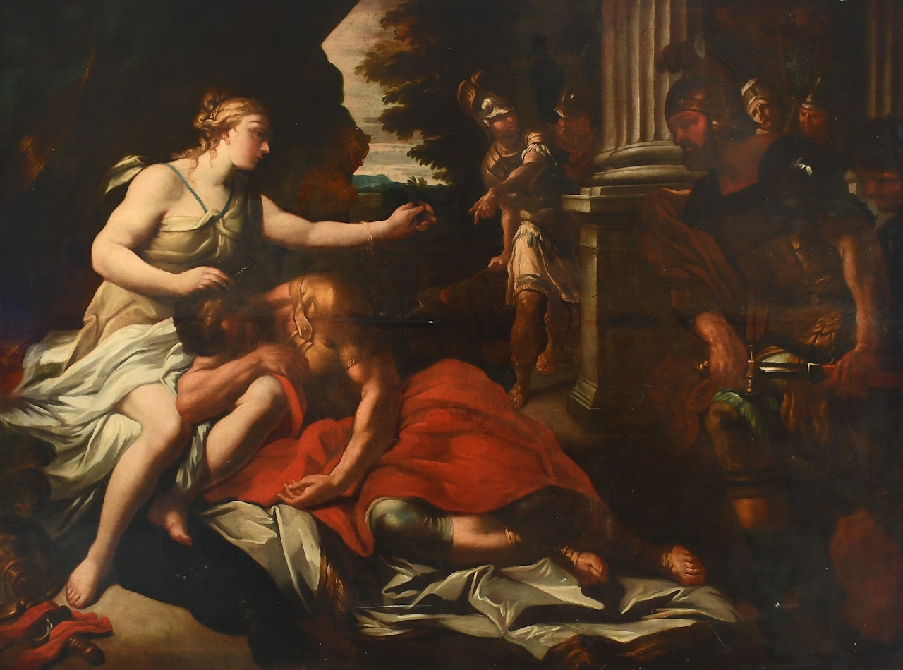 Samson and Delilah by Venetian School