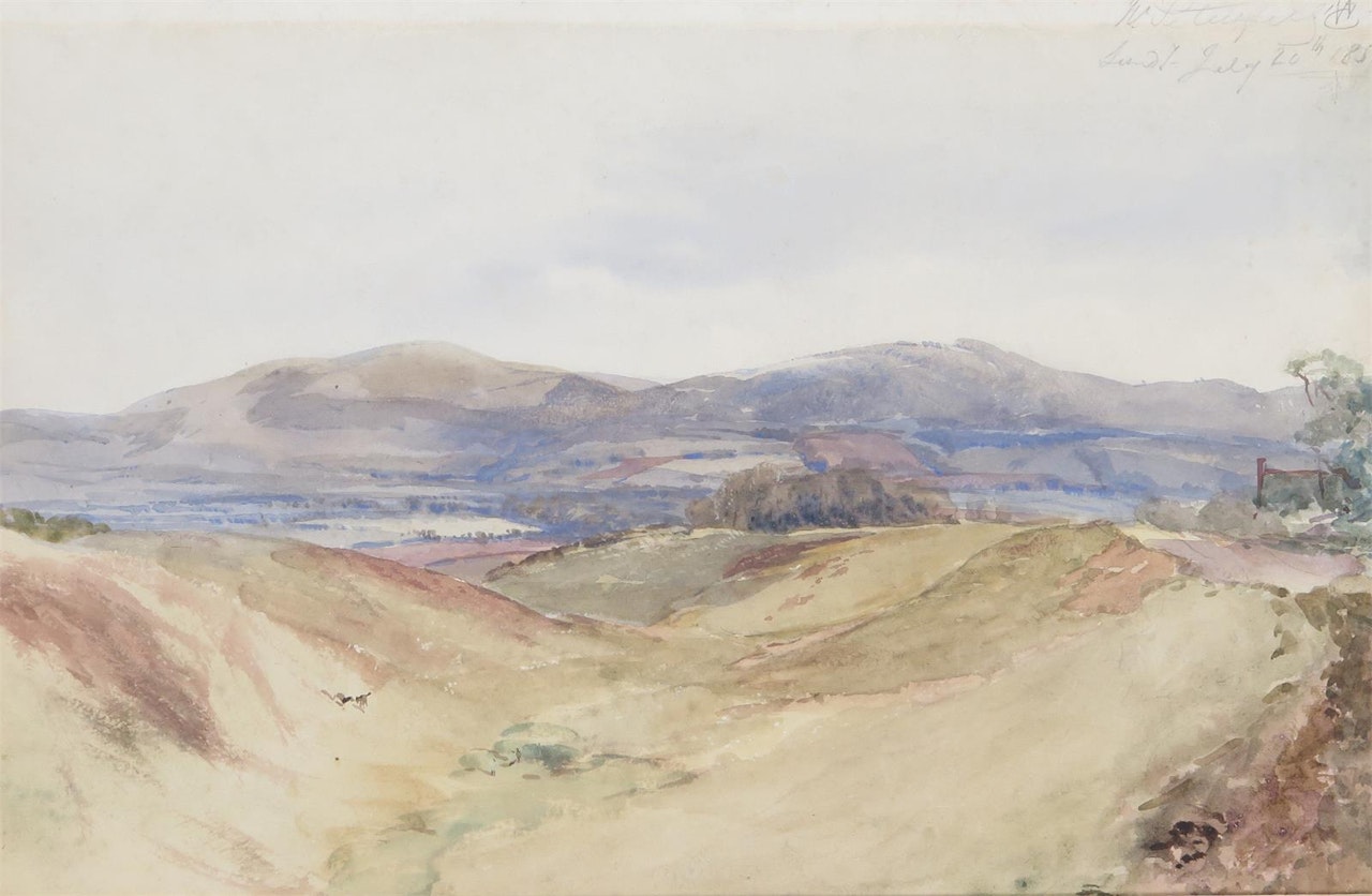 Near Petersfield by William Callow