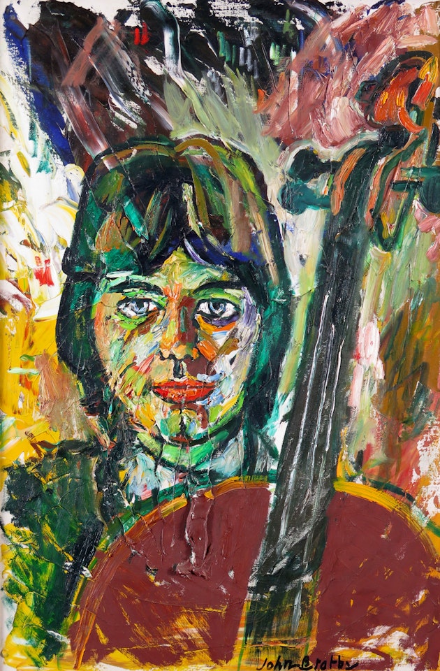 Portrait of Julian Lloyd Webber (b.1951) by John Bratby