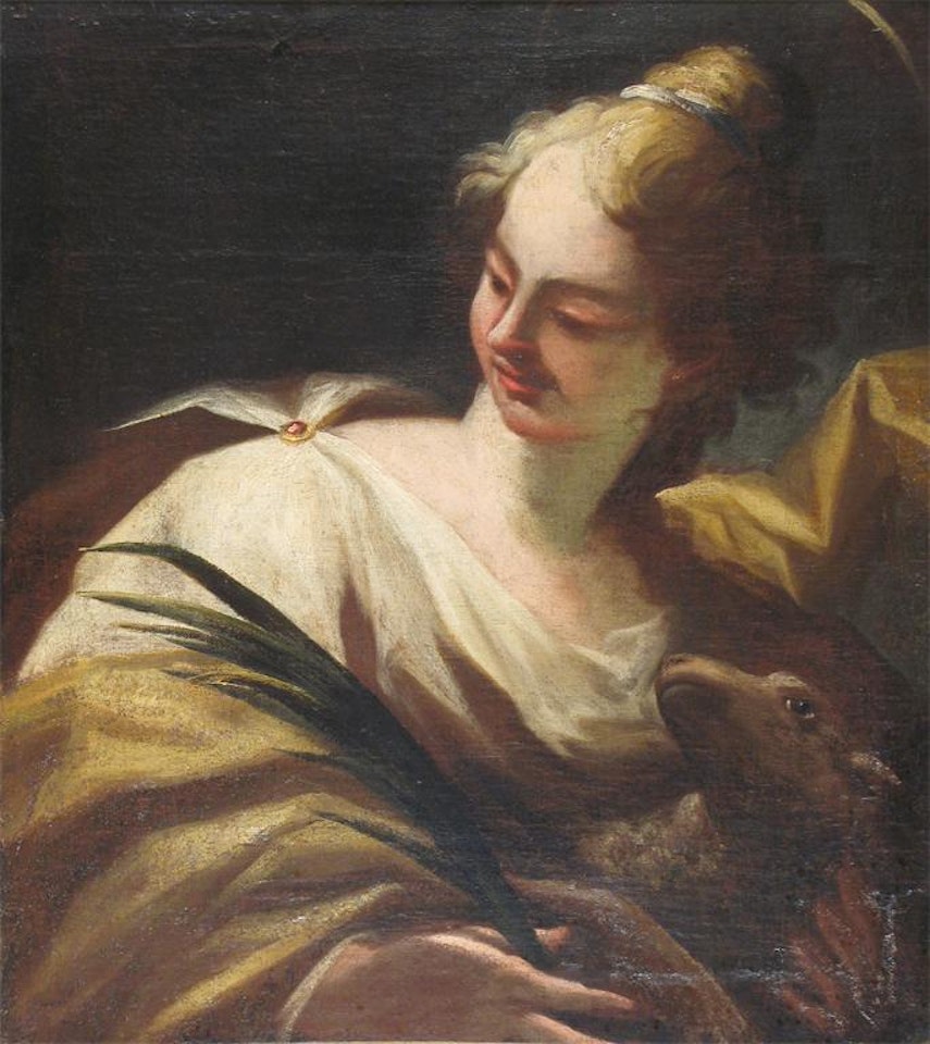 St Agatha by Italian School