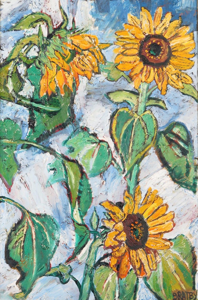 Sunflowers by John Bratby