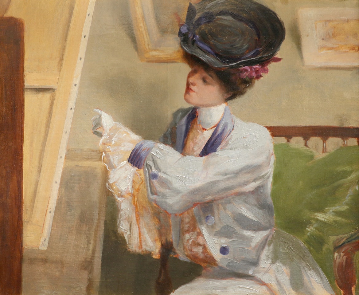 The art critic by English School