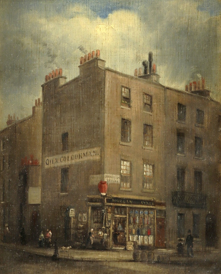 A view of Carburton Street, Fitzrovia by English School
