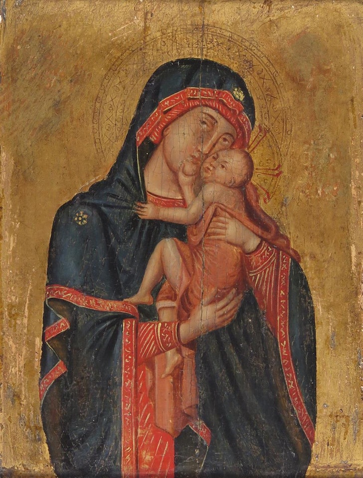Icon of the Virgin and Child by Russian School