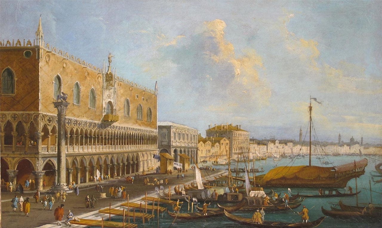 The Doge"s Palace, Venice by Follower of Canaletto