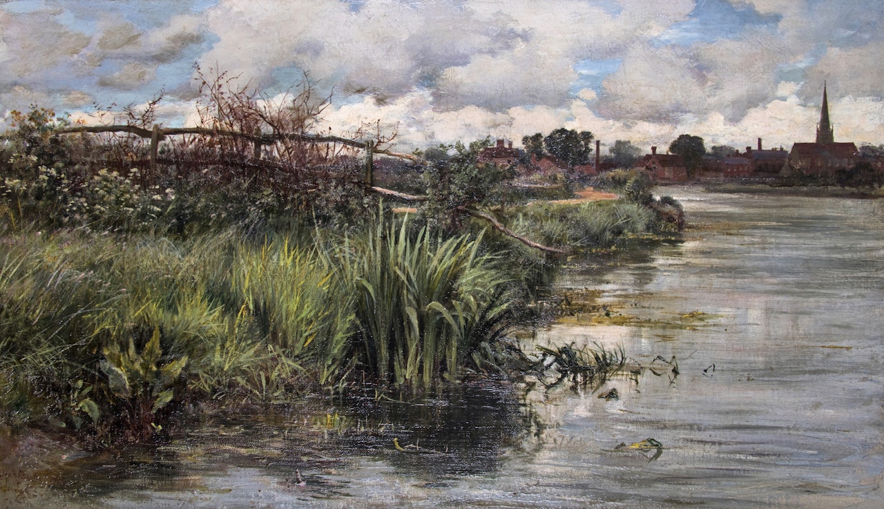 On the Thames at Abingdon by Keeley Halswelle