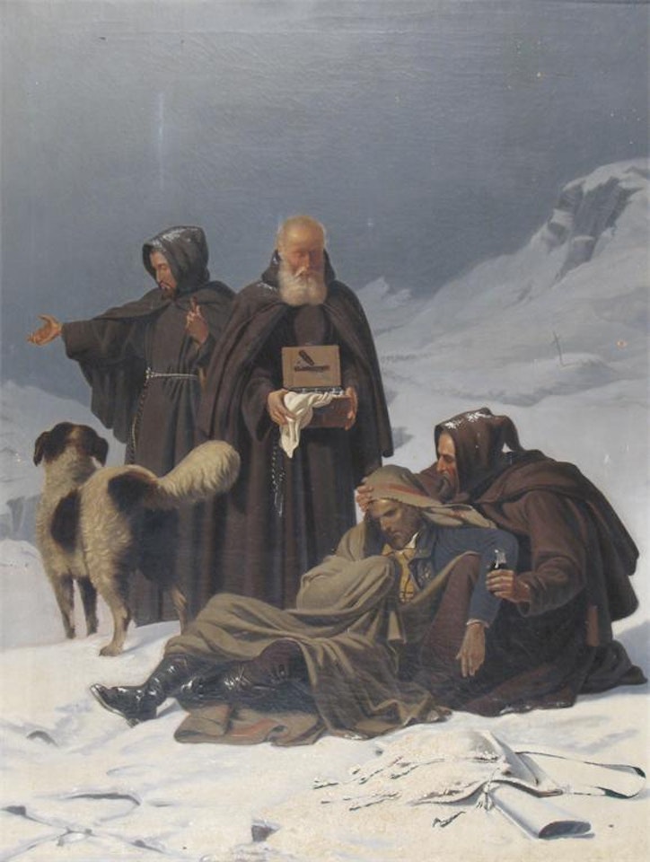 The rescue in the snow by German School