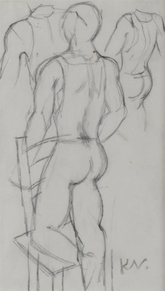 Figure studies by Keith Vaughan