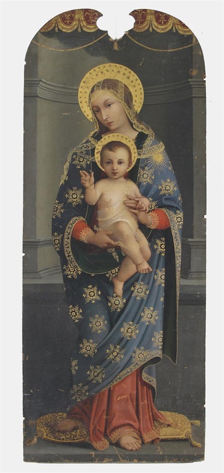 Madonna and child by Continental School