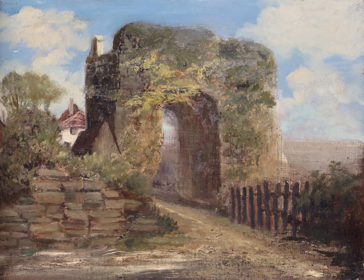 An old landgate by English School