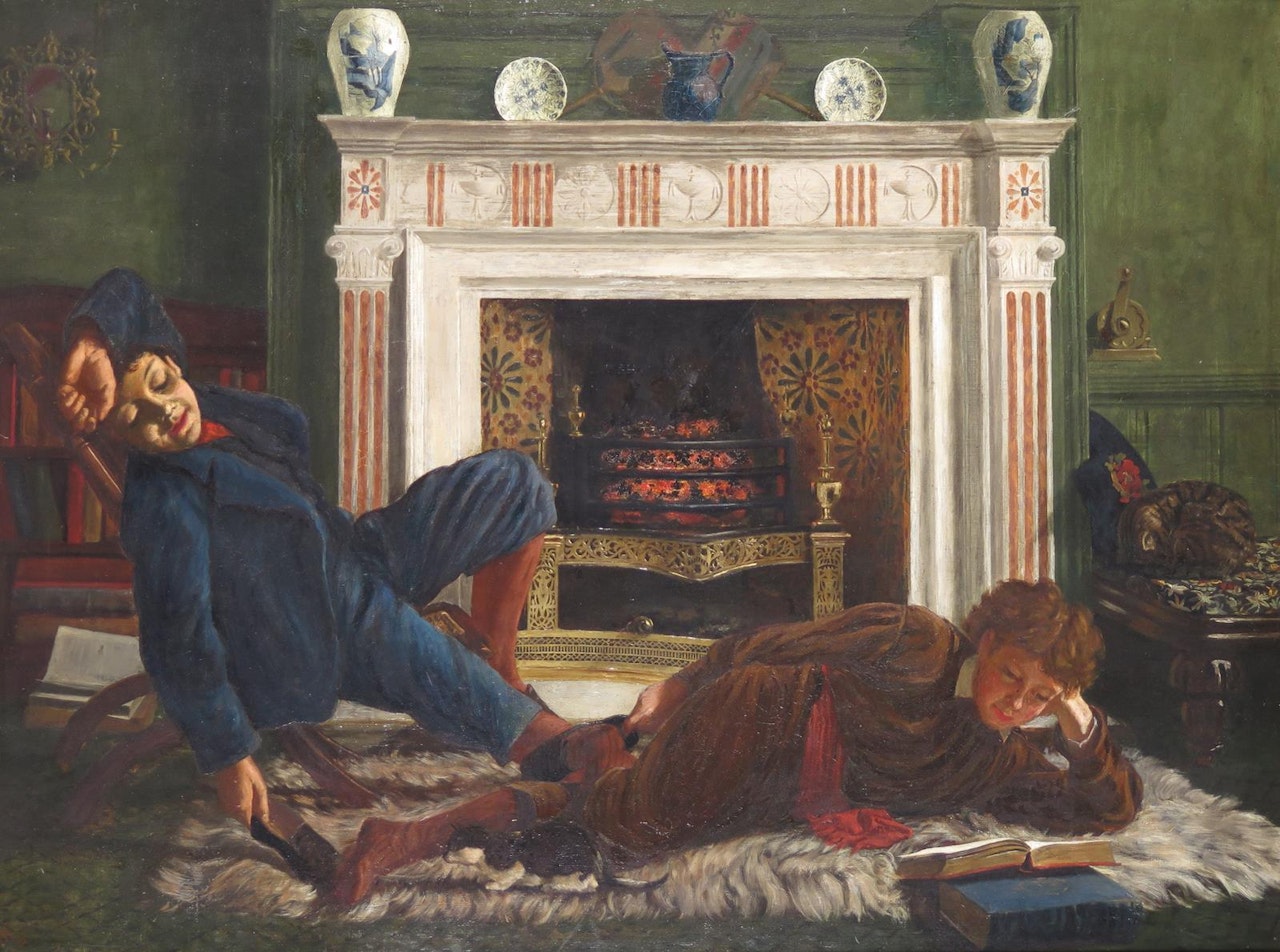 A Quiet Afternoon by English School