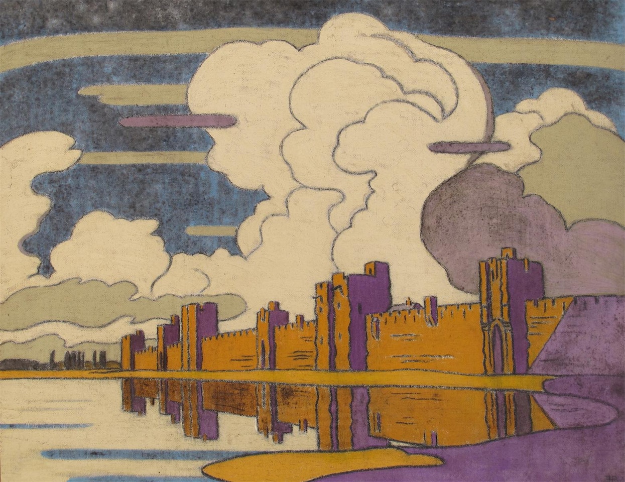 Aigues Mortes by Claude-Francis Barry