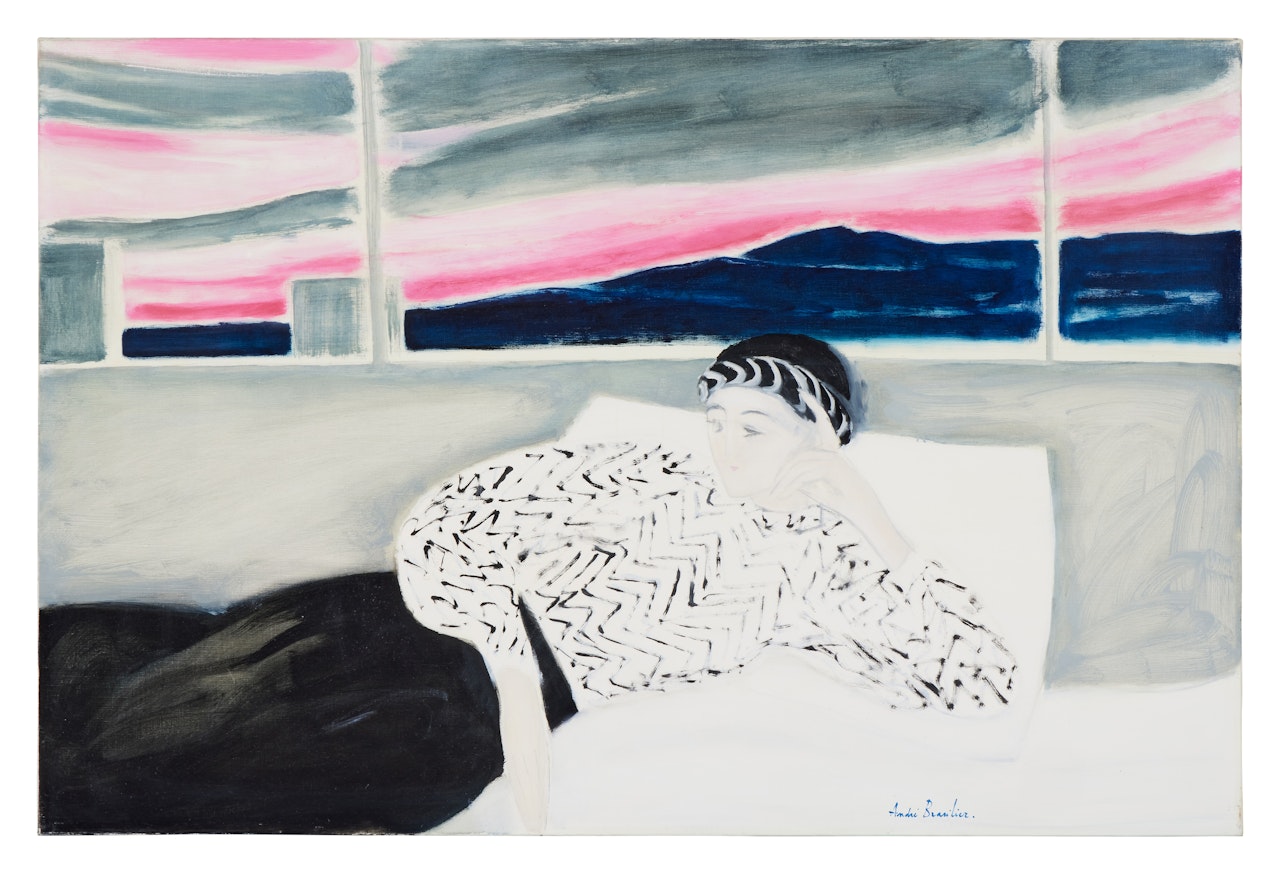Soir californien or West Wood Marquis Californie by André Brasilier