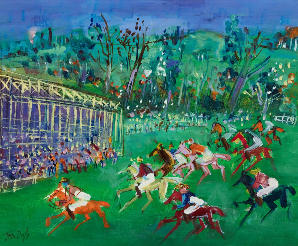 Aux Courses by Jean Dufy