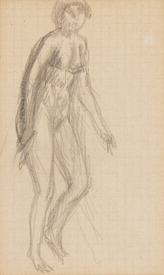 Nu debout, Marthe; Femme assise; Deux chevaux et Lad by Pierre Bonnard