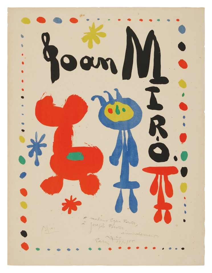 Poster for Exhibition of 1948 (Mourlot 67) by Joan Miró