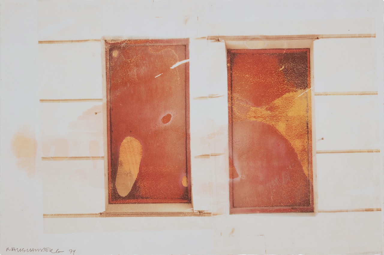 Voyeur II (Waterworks) by Robert Rauschenberg