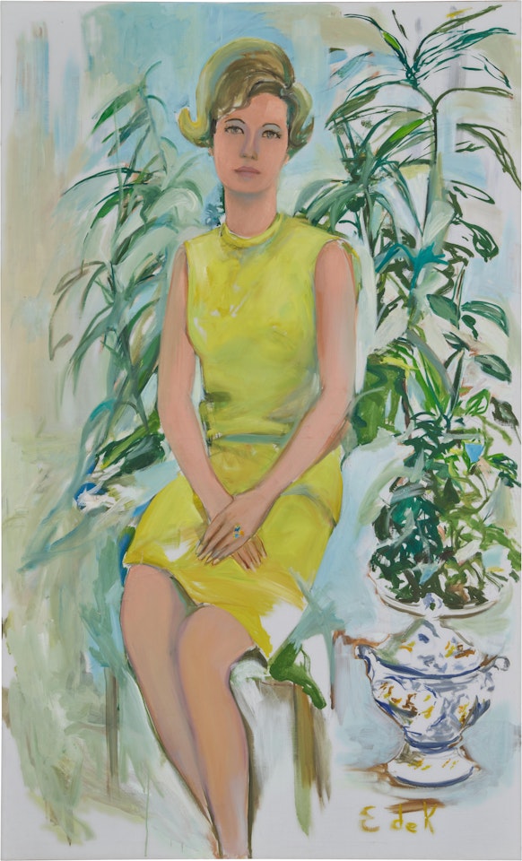 Portrait of Yyvonne Collins by Elaine de Kooning