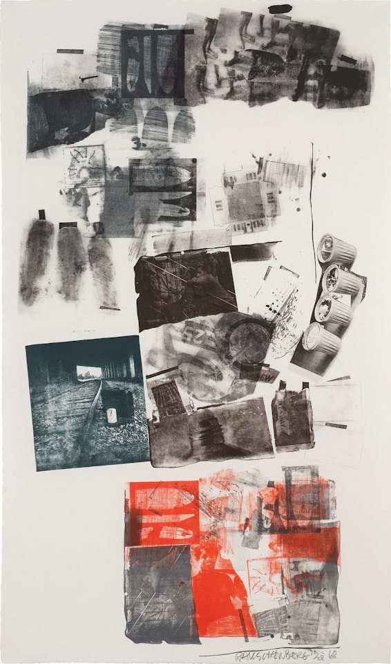 Water Stop (Foster 50) by Robert Rauschenberg