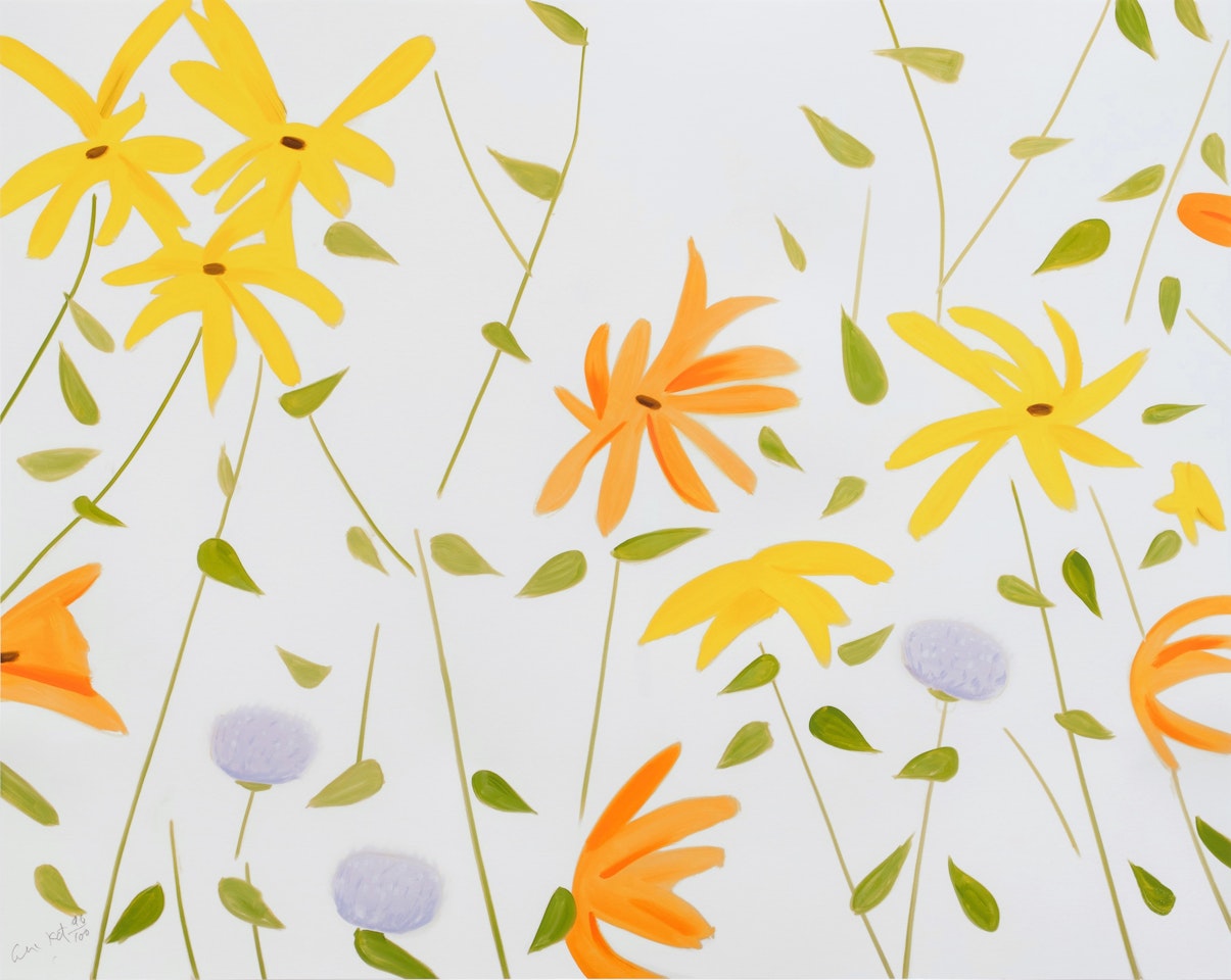 Flowers 2 (Schröder 644) by Alex Katz