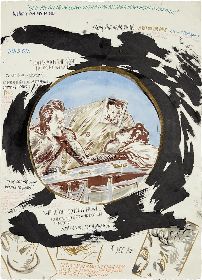 No Title (Give me an...) by Raymond Pettibon
