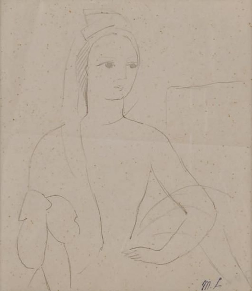 Portrait of a woman by Marie Laurencin