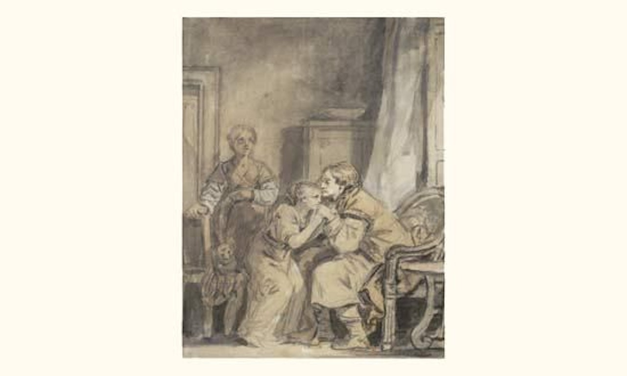 The blessing by Jean-Baptiste Greuze