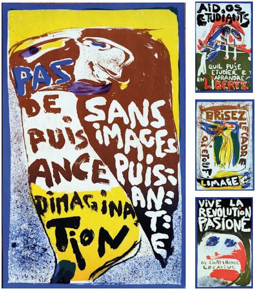 Series of four lithographed posters by Asger Jorn