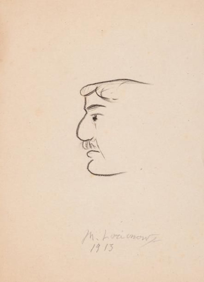 Presumed portrait of Fernand Léger by Mikhail Larionov