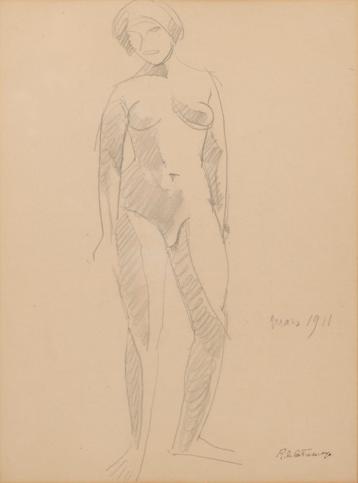 Female nude by Roger de la Fresnaye