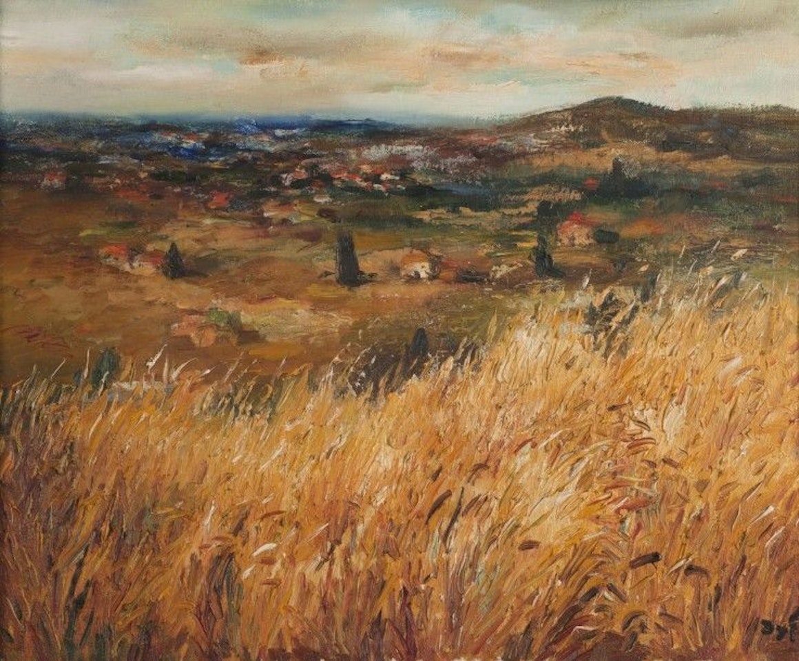 The wheat field by Marcel Dyf