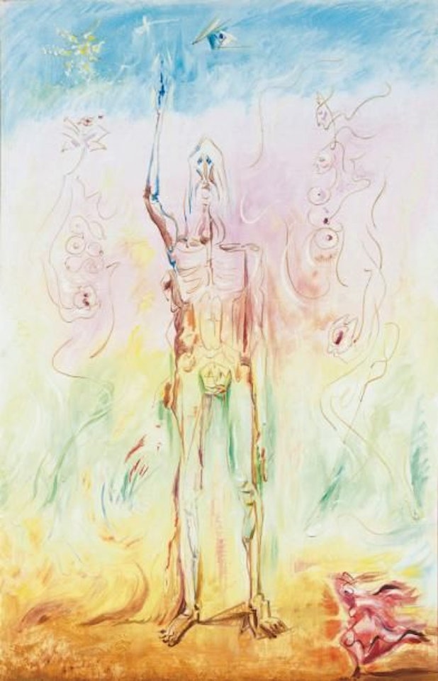 Apparition of an Ascetic in the Desert by André Masson