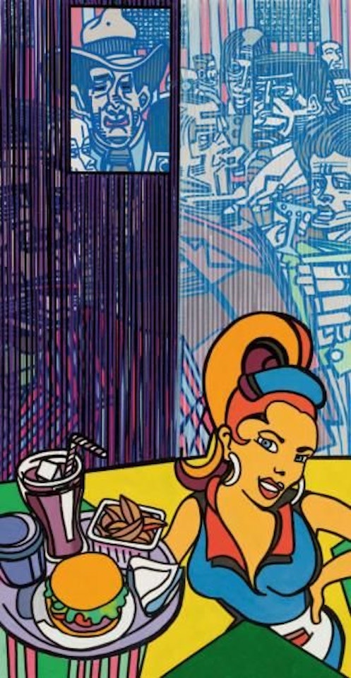 The waitress; waitress by Erro
