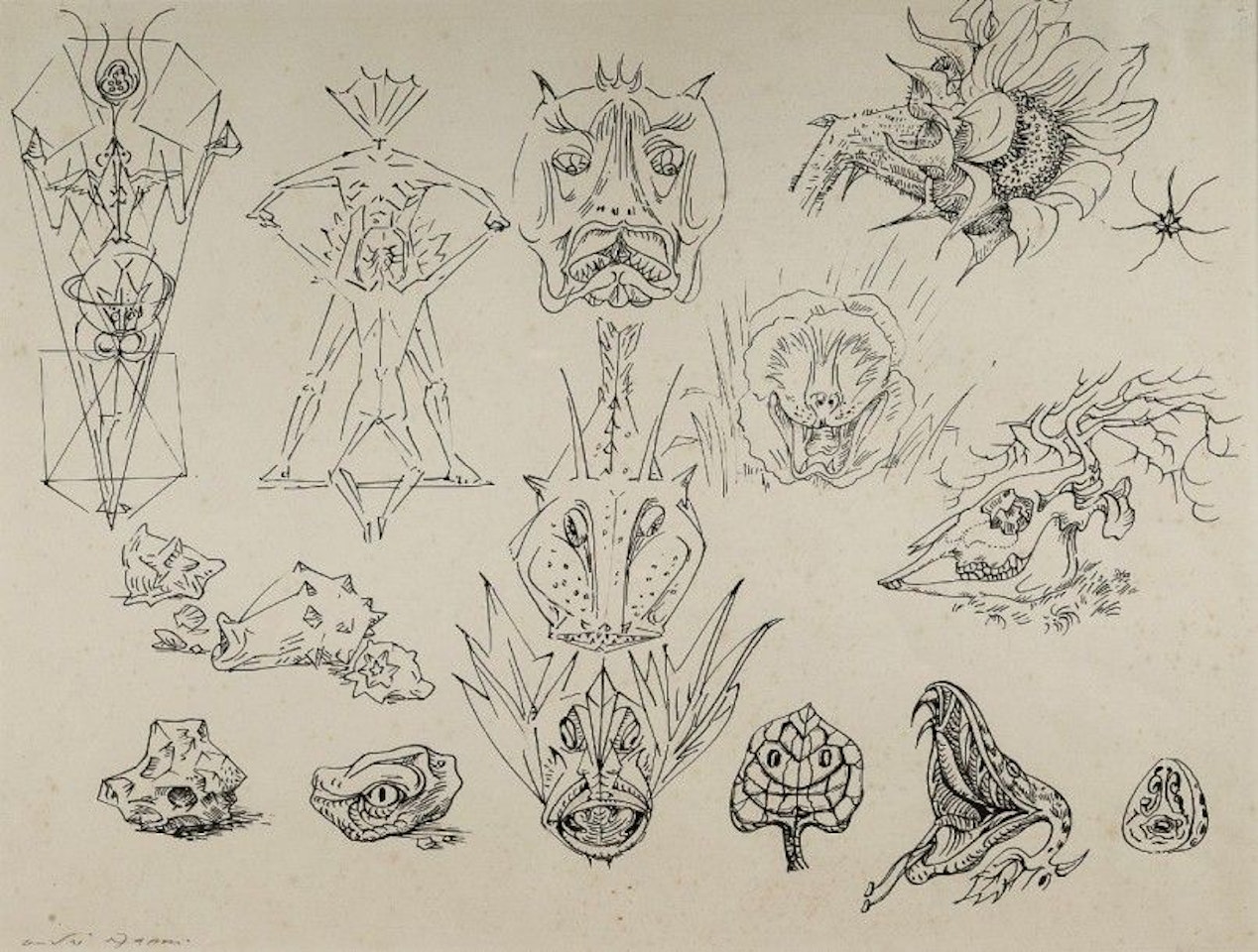 The Brotherhood of Reigns by André Masson