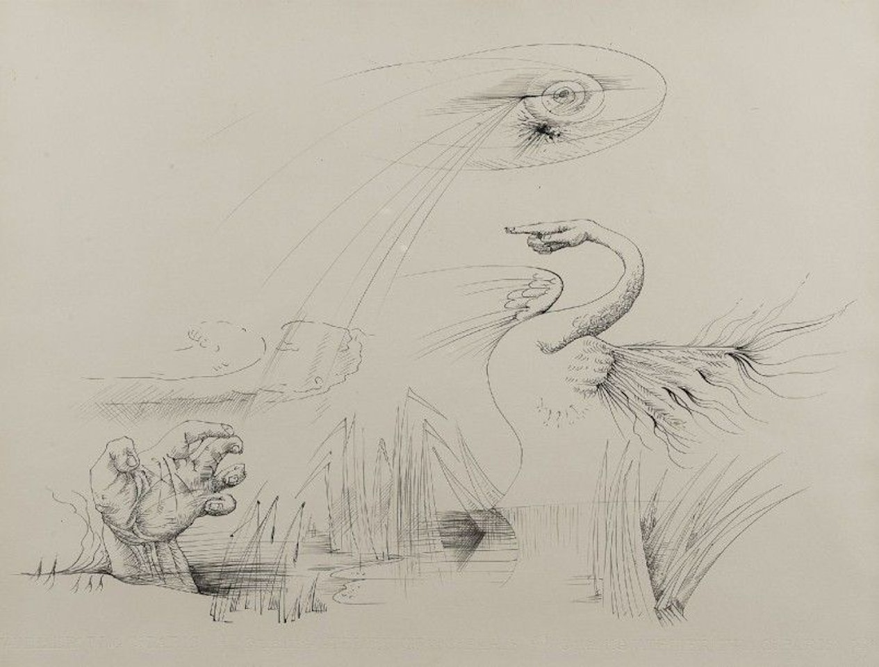 Near the signs of Fire, May-June 1938 by André Masson