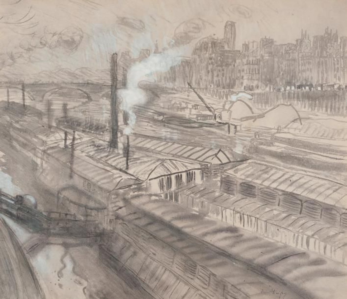 Paris, the quays by Raoul Dufy