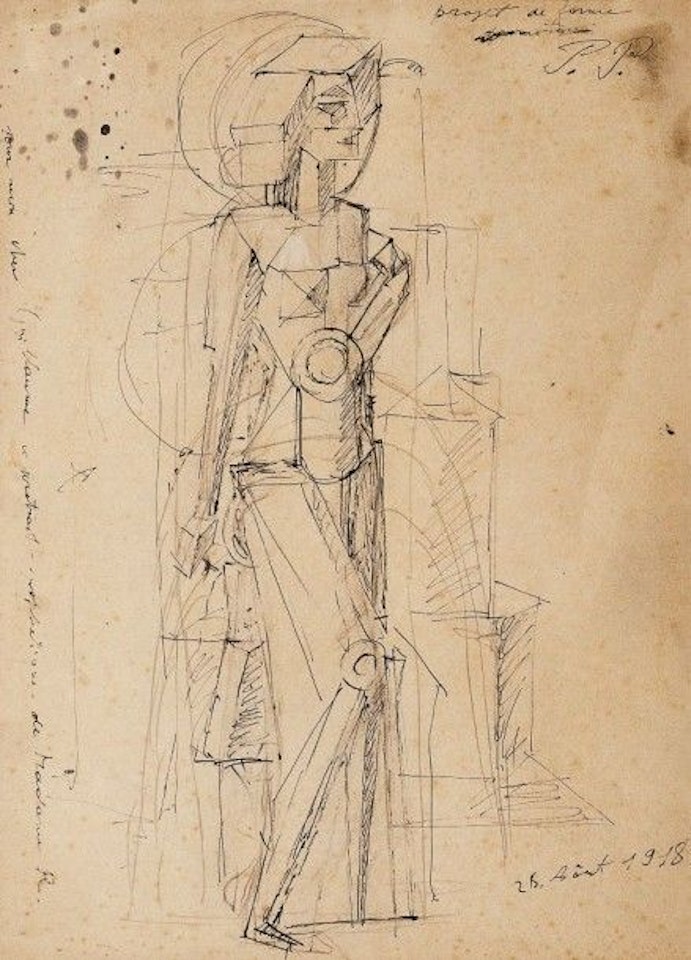 Faux Picasso Original by Victor Brauner