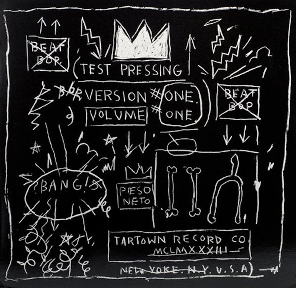 Beat bop / test pressing by Jean-Michel Basquiat