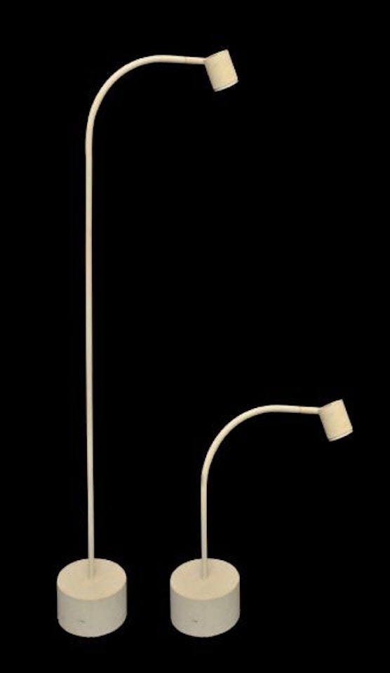 Halo Click floor lamp by Ettore Sottsass