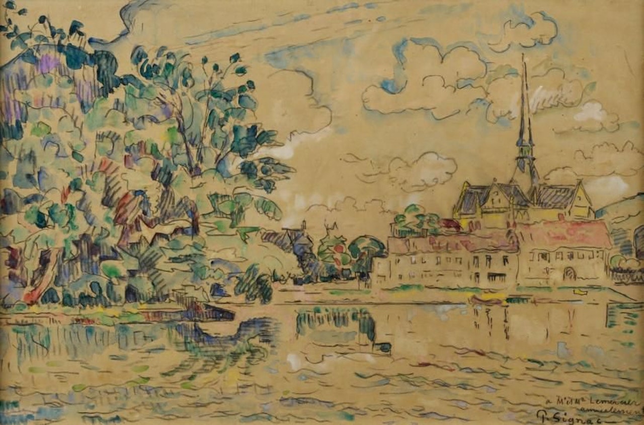 Bords de Seine by Paul Signac