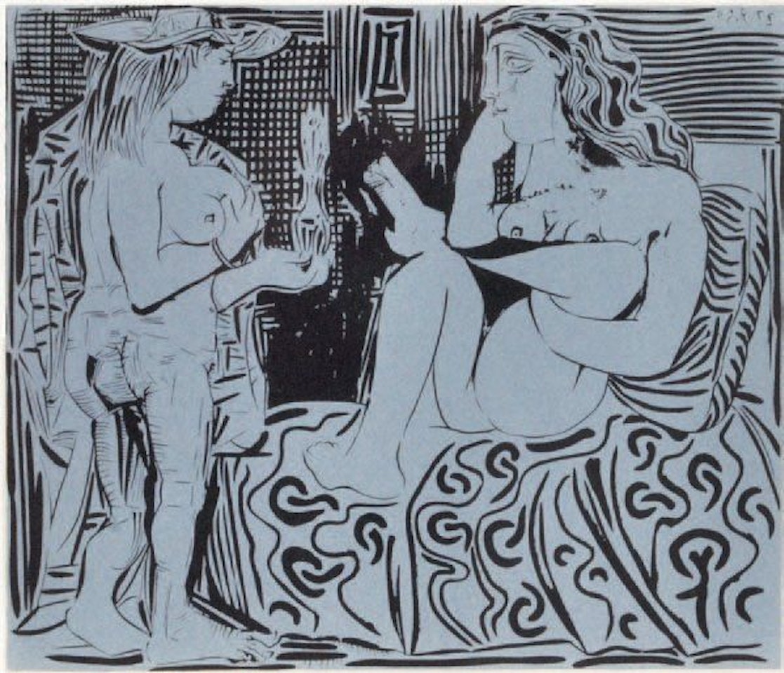 Two women by Pablo Picasso