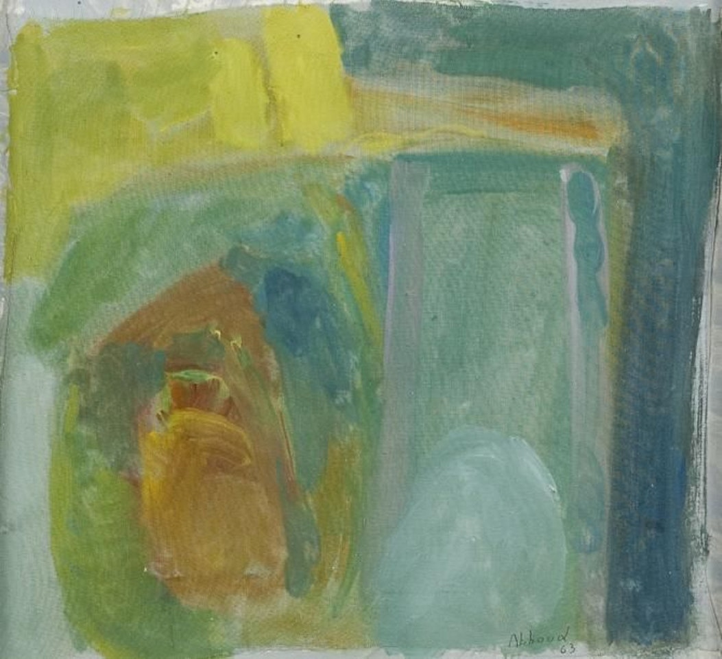 Abstract composition by Shafic Abboud