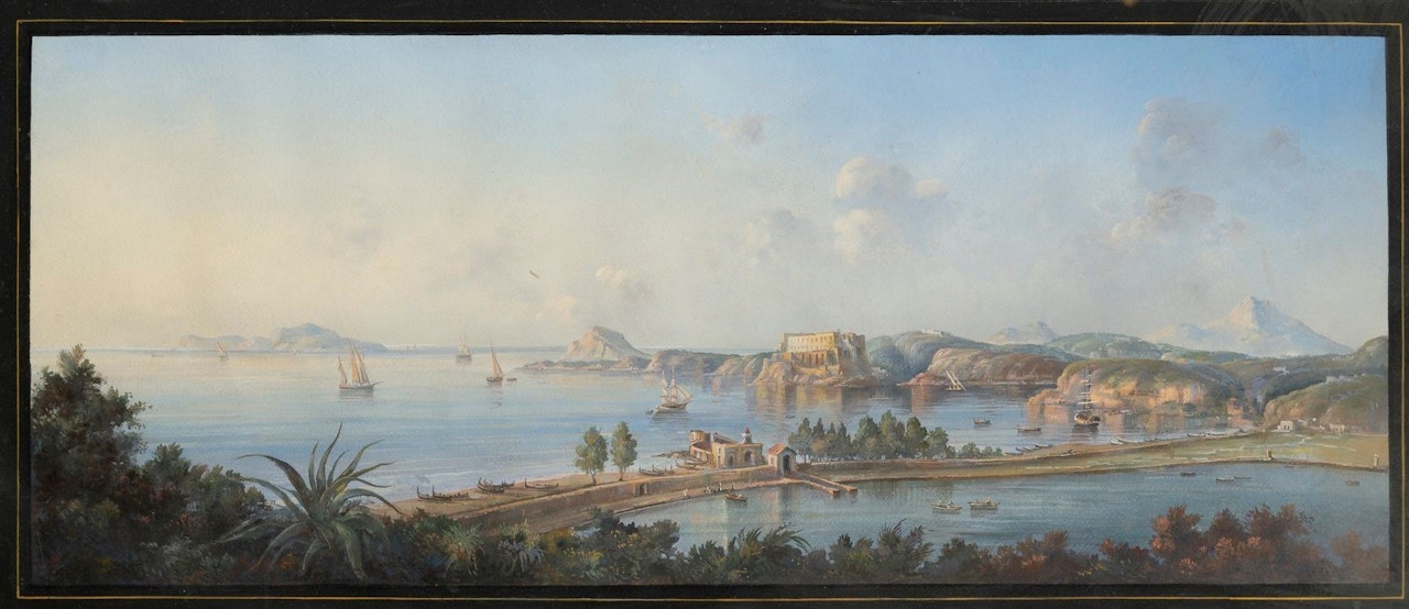 View of Capri by Neapolitan School