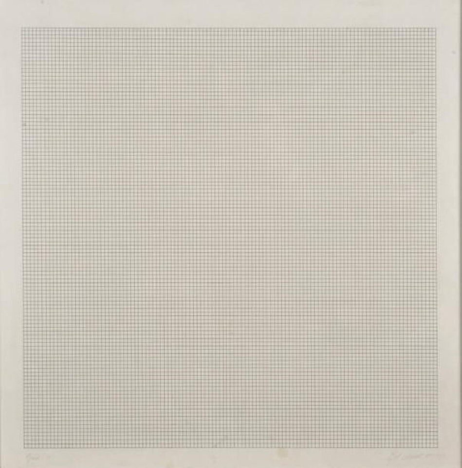 Grid (1/8) by Sol LeWitt