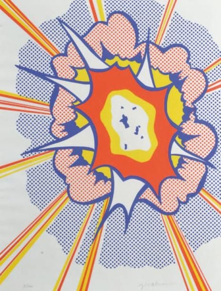 Explosion, from Portfolio 9 by Roy Lichtenstein