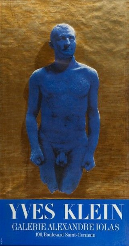 Poster Galerie Iolas by Yves Klein