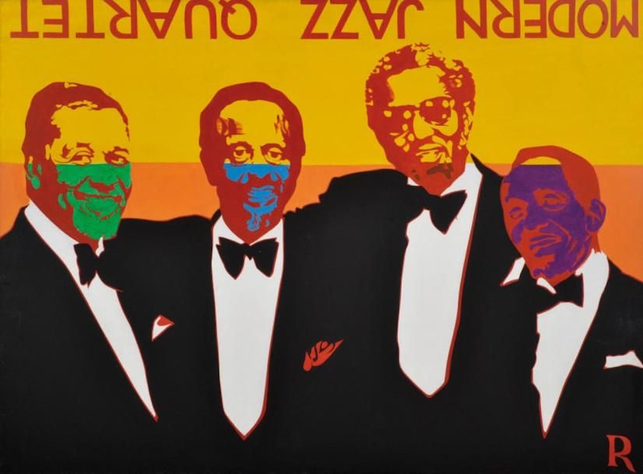 Modern jazz quartet by Bernard Rancillac