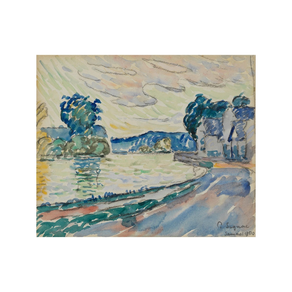 Samois by Paul Signac