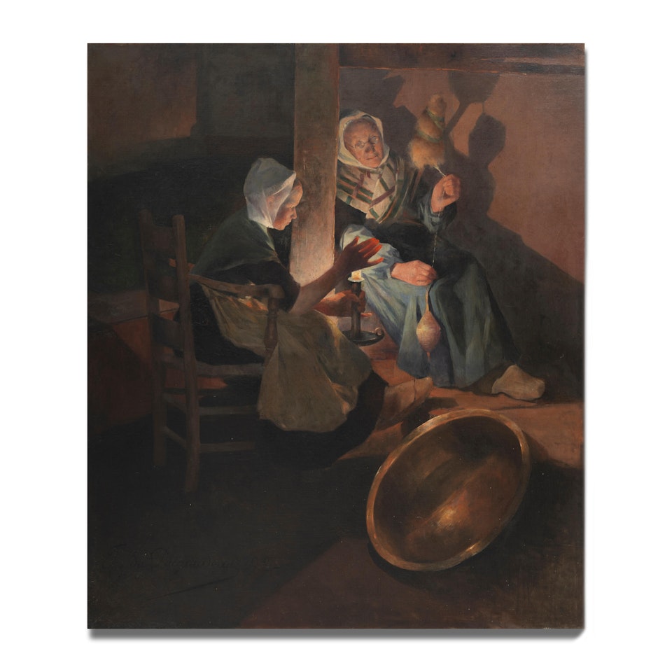 Fileuses à la bougie ou Une bonne histoire by Ferdinand du Puigaudeau