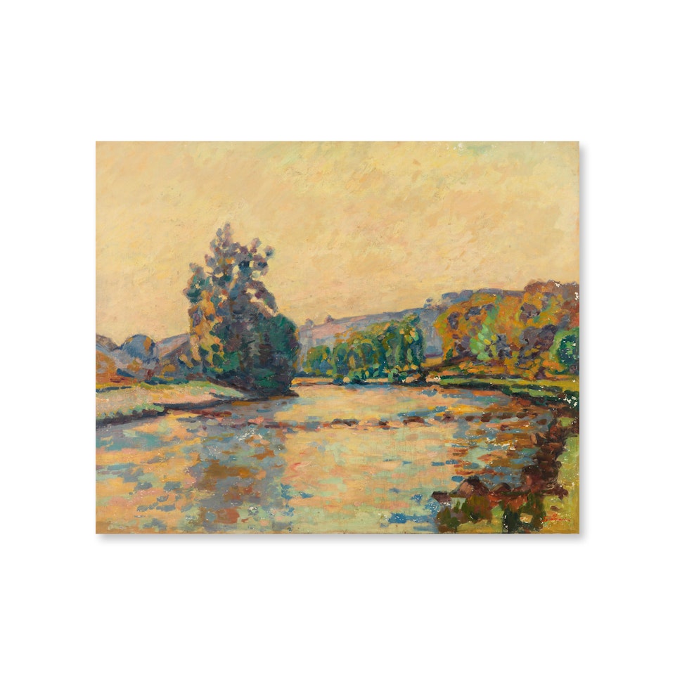 Le Barrage de Genetin, Crozant by Armand Guillaumin
